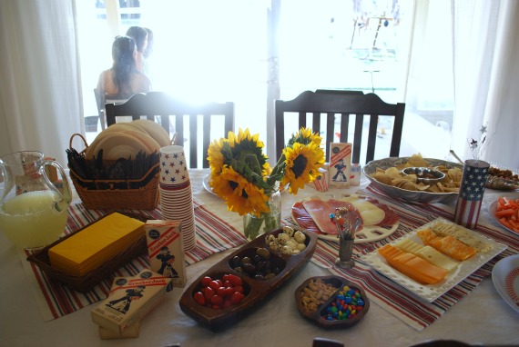 Camp party table