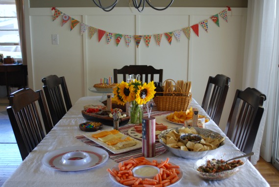 Camp party table