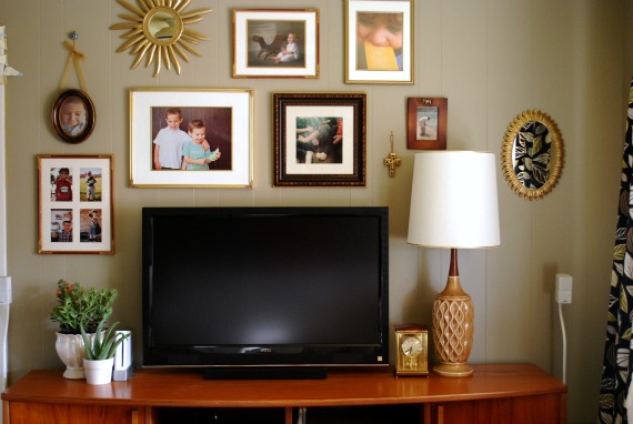 It is worth the effort: Hang Family Pictures.