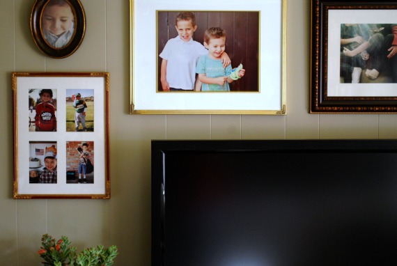 It is worth the effort: Hang Family Pictures.
