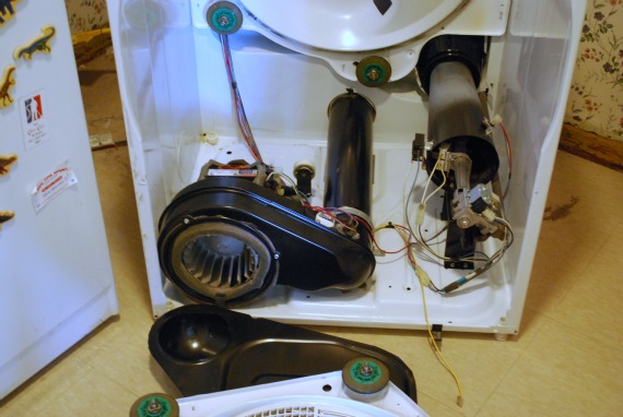 Regularly clean out the interior of your dryer and prevent house fires. Via Pancakesandfrenchfries.com