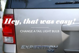 Change a Tail Light Bulb copy