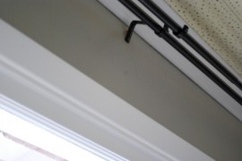 Roman Shade, pulled, 2