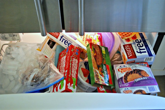 how to organize my bottom drawer freezer